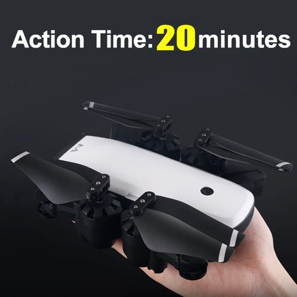 SMRC S20 Drone 1080p Hd Camera With Double Gps Follow Me FPV RC Quadcopter Foldable Selfie Live Video For Child Gift Beginners