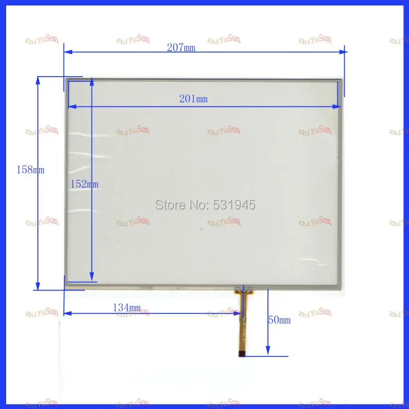 

ZhiYuSun for HSD100PXN1-A00 display 9.7inch touchsensor 207mm*158mm TouchScreen 4 wire resistive USB touch panel 207*158 NEW