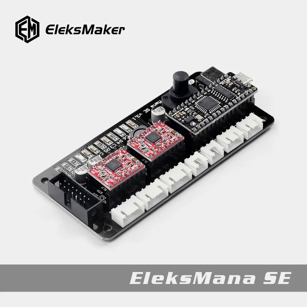 EleksMaker®EleksManaSE V3.2 2 оси шаговый двигатель драйвер плата контроллера для DIY чпу лазерный гравер контроллер