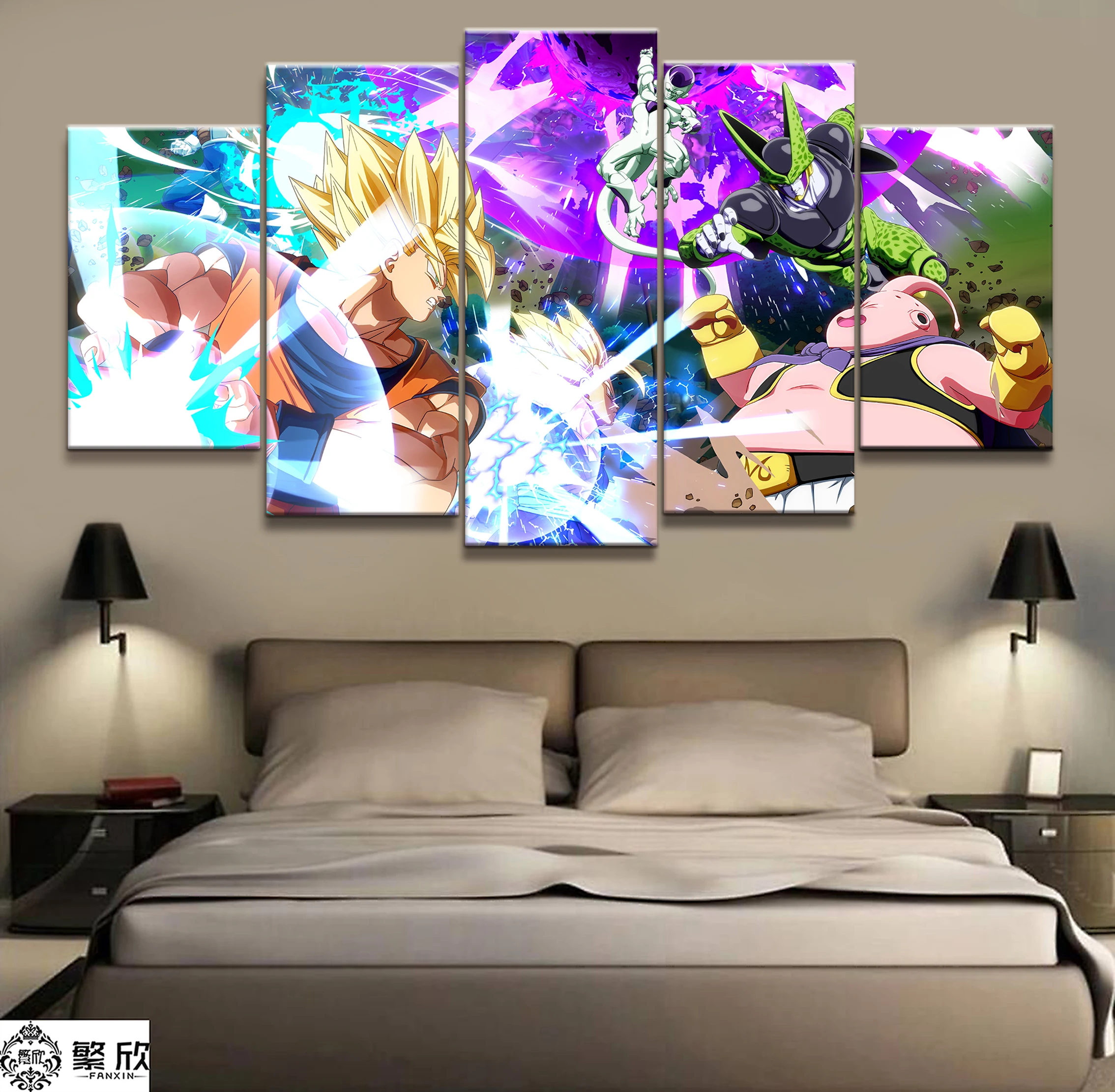 

Home Decor Modular Canvas Picture 5 Piece Anime Kantai Collection Painting Art Poster Wall For Home Canvas Painting Wholesale