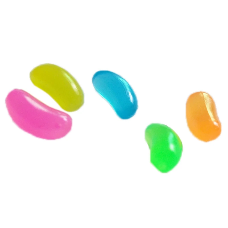 

100Pcs Colorful Miniature Jelly Candy Cute Mini Fake Food Deco Parts Diy Plastic Simulation Foood