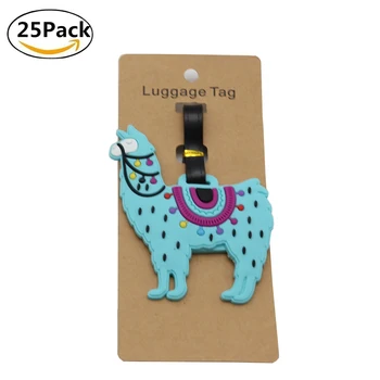 

25Pack DEZEMIN Alpaca Luggage Tags for Suitcase Wholesale