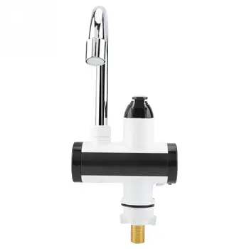 

220V 3000W Electric Hot Faucet Water Heater Electric Water Heating Tankless Kitchen Faucet Digital Display Instant Water Tap