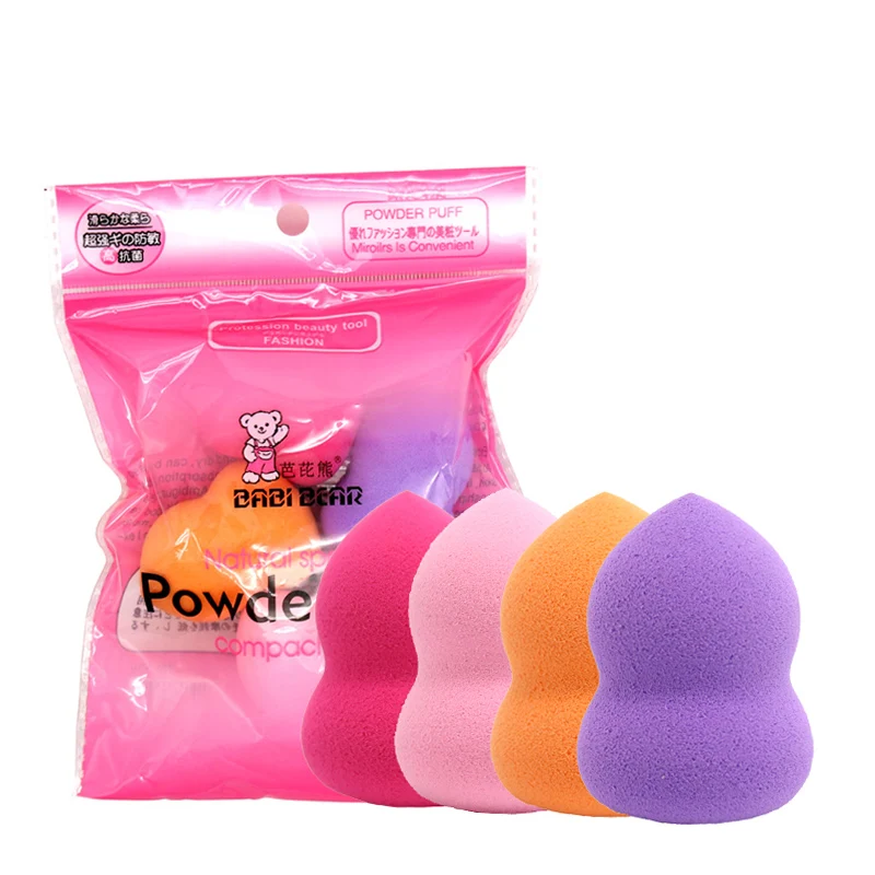 

Sinso 4pcs Sponge Makeup Foundation Sponge Makeup Cosmetic Puff Flawless Powder Smooth Beauty Cosmetic Make Up Sponge Tools