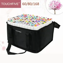 Touchfive 30/40/60/80/168 Colors Art Markers Set Alcohol Based Ink Sketch Marker Pen For Artist Drawing Manga Animation Supplies Touchfive 30/40/60/80/168 Colors Art Markers Set Alcohol Based Ink Sketch Marker Pen For Artist Drawing Manga Animation Supplies