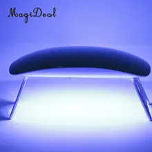 Складной УФ светодиодный Гель-лак для ногтей отверждения ногтей сушилка с таймером розовый