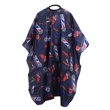 

1Pc Haircut Cloak Waterproof Princed Lightweight Practical Apron Haircut Cloth Dress Hair Stylist Child Hairdressing Adult