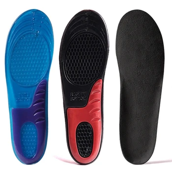 

NEW Man Women PU Gel Orthotic Running Shoes Insole Insert Pad Arch Support Cushion Feet Protect Damping Shoe Insoles Gel