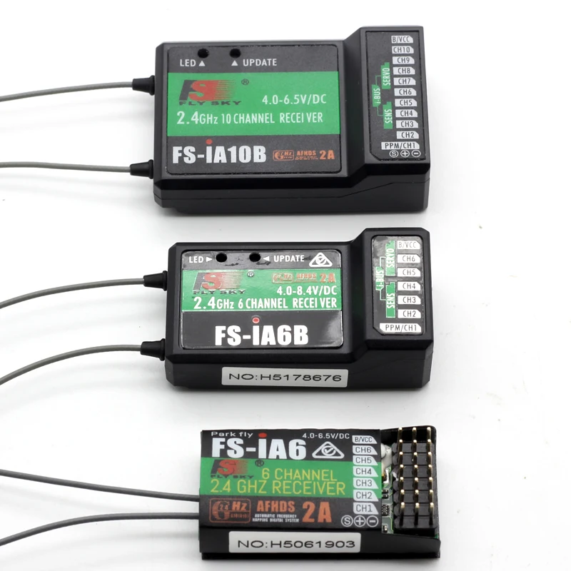 Оригинальный Flysky ia6b ia6 ia10b FS IA6/FS IA6B/FS IA10B 6CH 2 4G двойная антенна RC приемник для I6 FSI6 i6