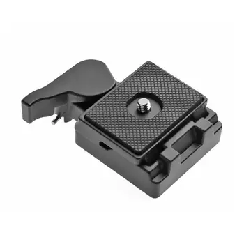 

323 Quick Release Plate 496RC 498RC2 804RC2 Pan Tilt Clamp Adapter for Manfrotto 200PL-14 Camera Tripod