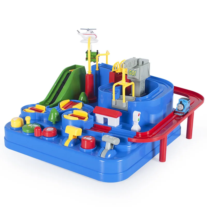 

Multiple Roadblock Track Design Traffic lane Puzzle Toys For Children Kids Creativity Enlightenment Think Education Track Toy