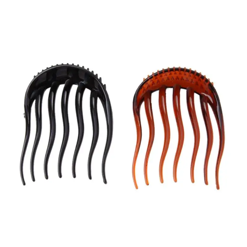 

2Pcs/color Useful Volume Inserts Hair Clip Bouffant Ponytail Hair Comb Hairpin Fluffy Hair Hairband Hair Accessories Bumpits