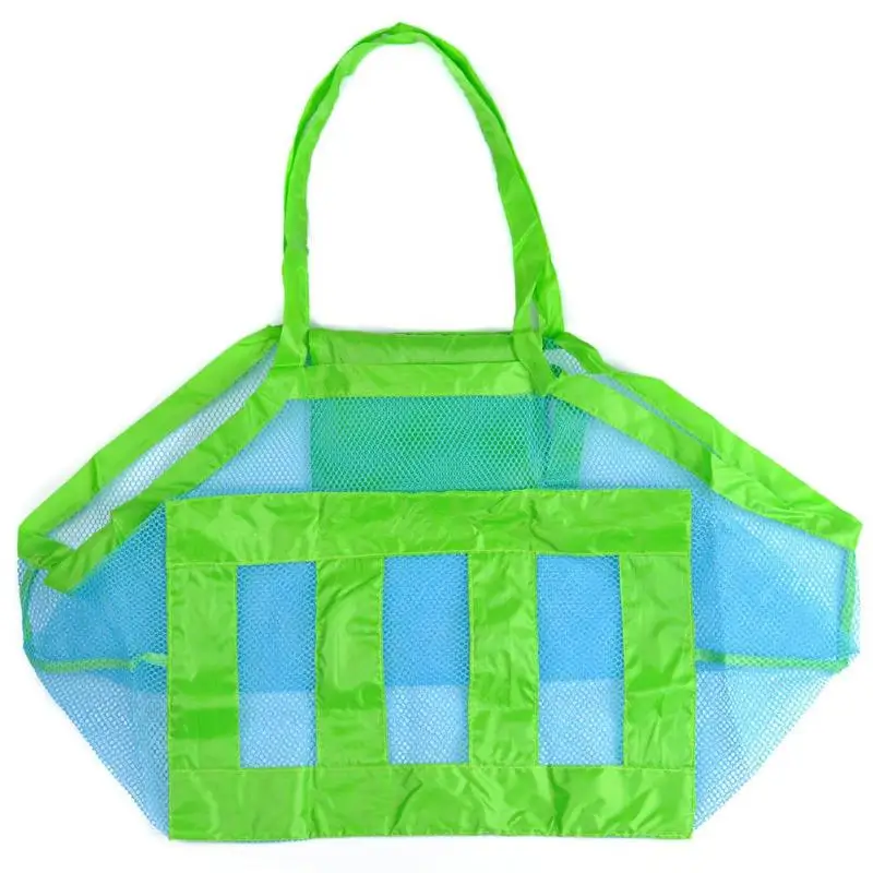 

Portable Folding Baby Child Beach Mesh Bag Child Bath Toy Storage Bag Net Suction Cup Baskets for outdoor Hanging Storage Bags