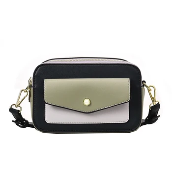 

Crossbody Bags for Women Fashion Women's Handbag Leather Shoulder Bag Designer Small Flap High Quality Panelled Messenger Bags