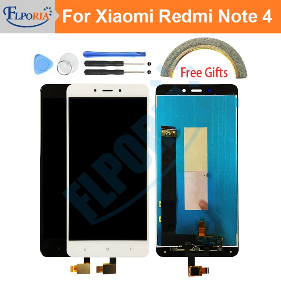 

LCD Screen For Xiaomi Redmi Note 4 LCD Display Touch Screen Digitizer Assembly For Redmi Note4 100% Tested High Quality NEW