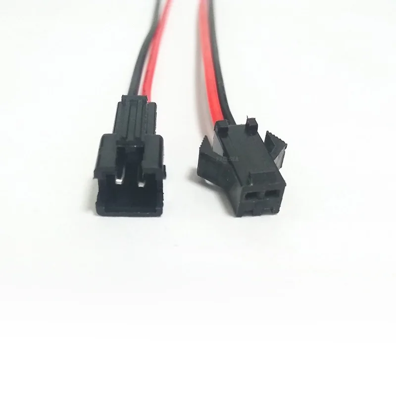 10/20/50/100 пар 2pin JST SM разъем 15 см провод одного цвета SMD 5050 3528 3014 5630 светодиодный