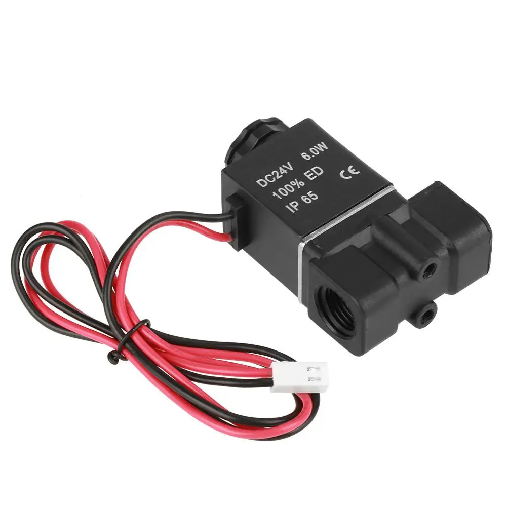 

2P025-08 DC24V PT 1/4" Threaded Plastic Electric Solenoid Valve for Water / Air / Oil