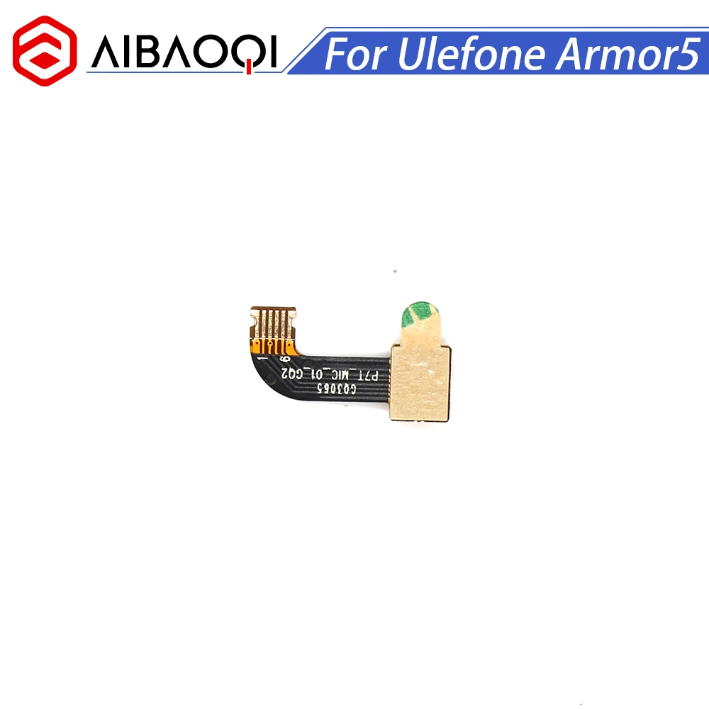 AiBaoQi микрофон гибкий кабель для Ulefone Armor 5 Moible телефон оригинальные запчасти