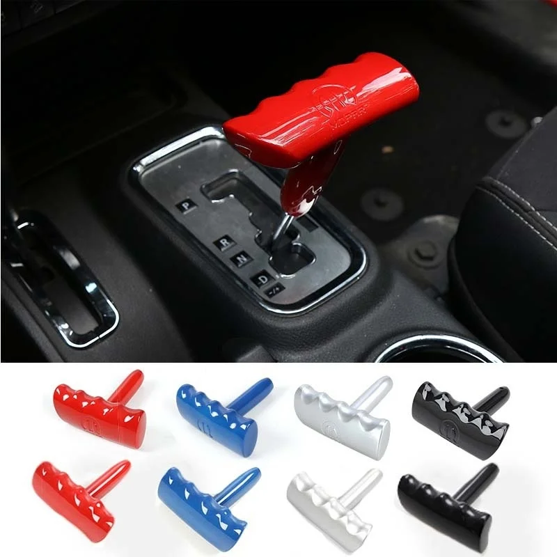 

For Dodge Challenger Charger Chrysler 300 300c Jcuv Caliber Ram Jeep Wrangler Grand Cherokee Liberty T-Handle Shift Knob Shifter