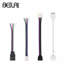 4pin 5pin RGB RGBW разъем для светодиодной ленты сварка для SMD 5050 Гибкая неоновая лента 5 шт./лот