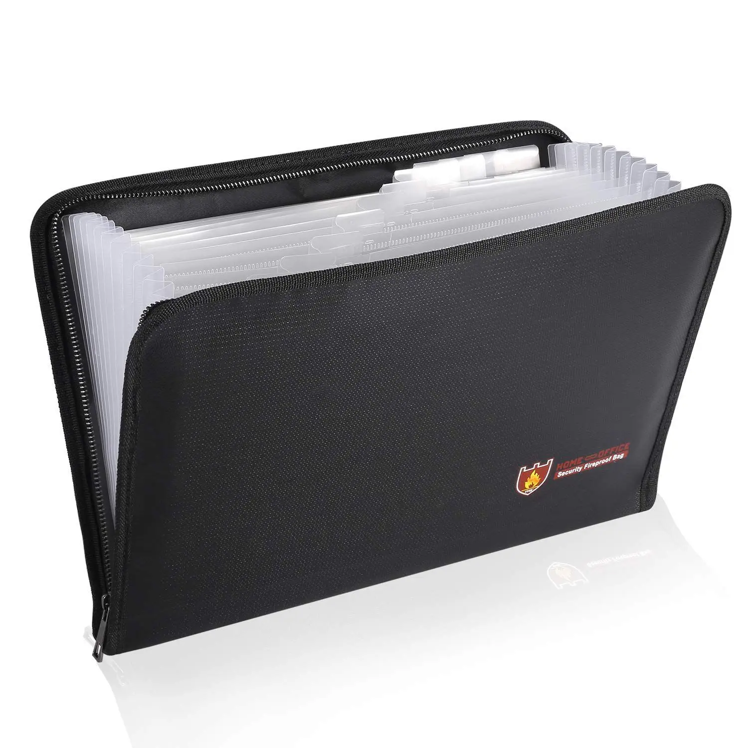 Fireproof Files Folder Accordion Document Bags 14.3x9.8 inch A4 Size 12