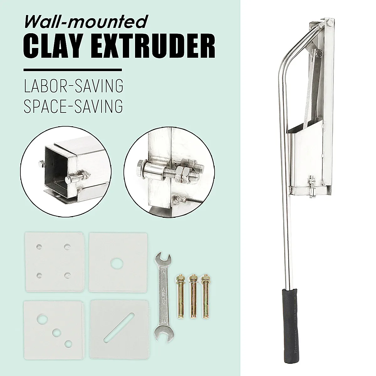 

Soft Clay Extruder Mud Clay Tool Machine Wall Mounted For Pottery Ceramics