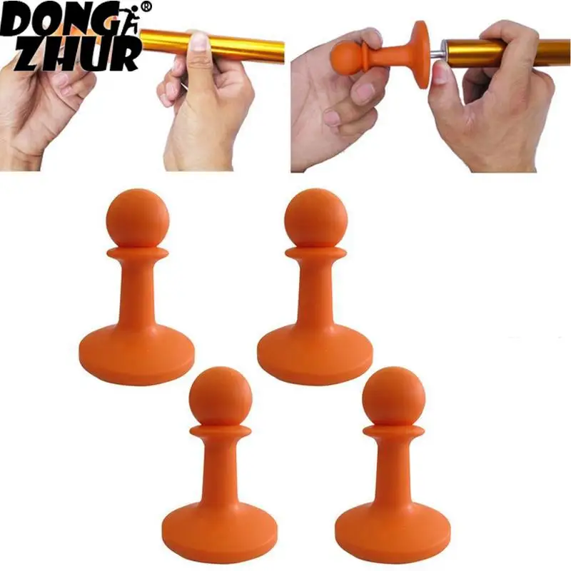 

4Pcs Outdoor Camping Lightning Proof Tent Cap Tent Awning Anti-thunder Protection Cover Cap Hat Pole Rod Tent Accessories Canopy