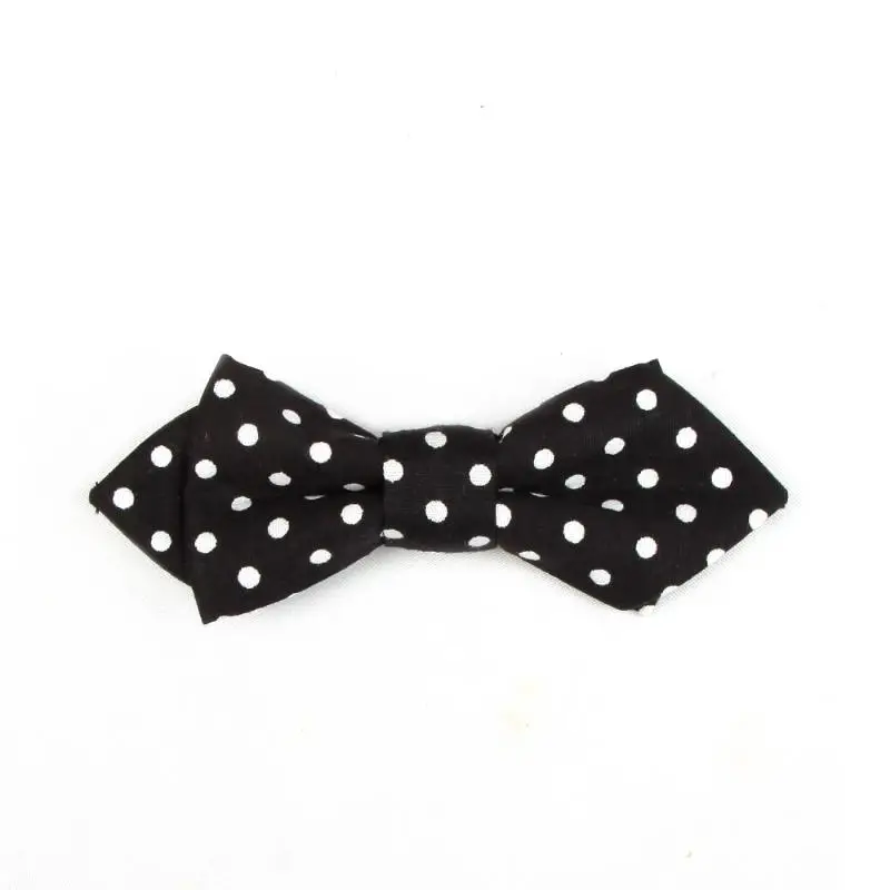 Dot Cotton Bow ties Pin Kids boys tie baby bowties Children necktie brooch Butterflies