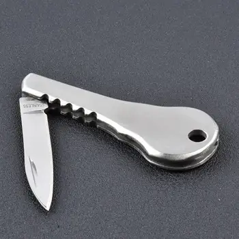 

NEW Multi Function Folding Keys Knife Stainless Steel hand tool Keychain Camping Swiss Pocket Survival Knife mini blade cutter
