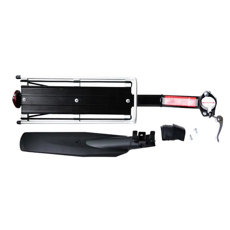 

Bicycle Carrier Cargo Rear Shelf Quick Release Cycling Seatpost Bag Holder Removable Rear Fenders Bike Mud Board Aluminum Alloy