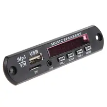 ABS Автомобильная Музыка MP3 WMA декодер панель 12 в аудио декодер плата модуль AUX USB TF FM Автомобильный MP3-плеер с пультом дистанционного управления