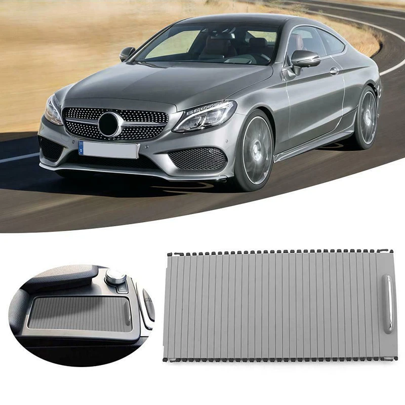 

FOR MERCEDES C-CLASS W204&ampS204 Gray Car Centre Console Roller Blind Cover A20468047089051
