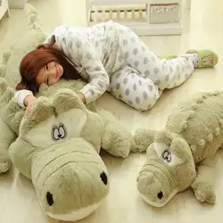 Мультфильм крокодил бросить мягкая плюшевая подушка игрушечная печать подарок для взрослых и детей диван-кровать декор