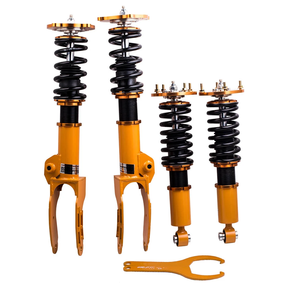 Adjustable Damper Coilover Suspension Kit Untuk Porsche Cayenne 02 10 Coilovers Guncangan Absorber Strut Top Mount Depan Belakang Shock Absorber Struts Aliexpress