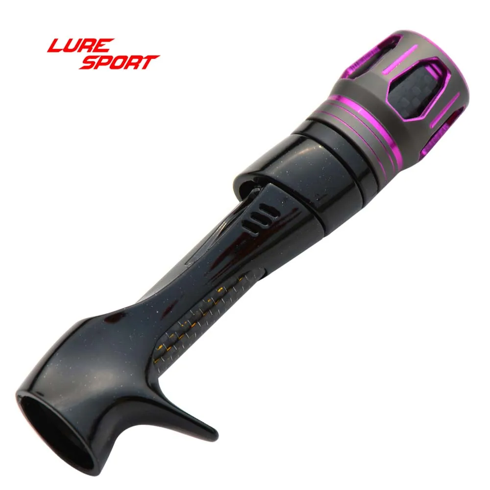LURESPORT 2 комплекта катушка сиденье шт Восьмиугольные окна алюминиевая углеродная трубка MK cap черная краска стержень строительный компонент ремонт DIY аксессуар