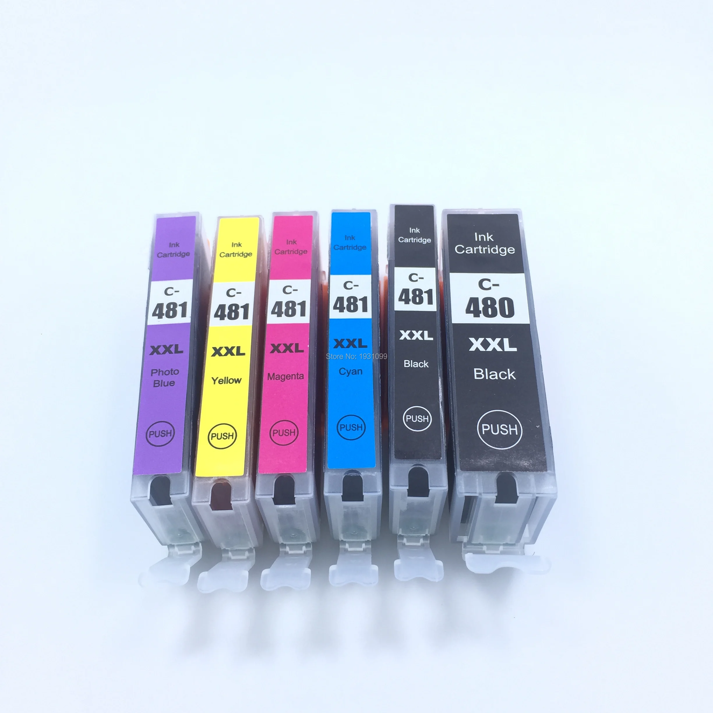 YOTAT Compatible for Canon PGI480 CLI481 PGI 480 CLI 481 Ink Cartridge