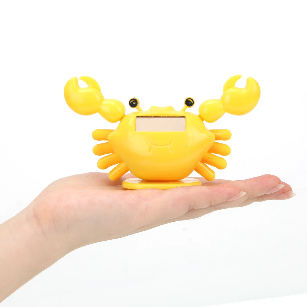 YOSOLO Kids Solar Powered Dancing Toy Car Ornament Dashboard Decoration Auto Accessories Crab Animated Dancer Gift For Children YOSOLO Kids Solar Powered Dancing Toy Car Ornament Dashboard Decoration Auto Accessories Crab Animated Dancer Gift For Children