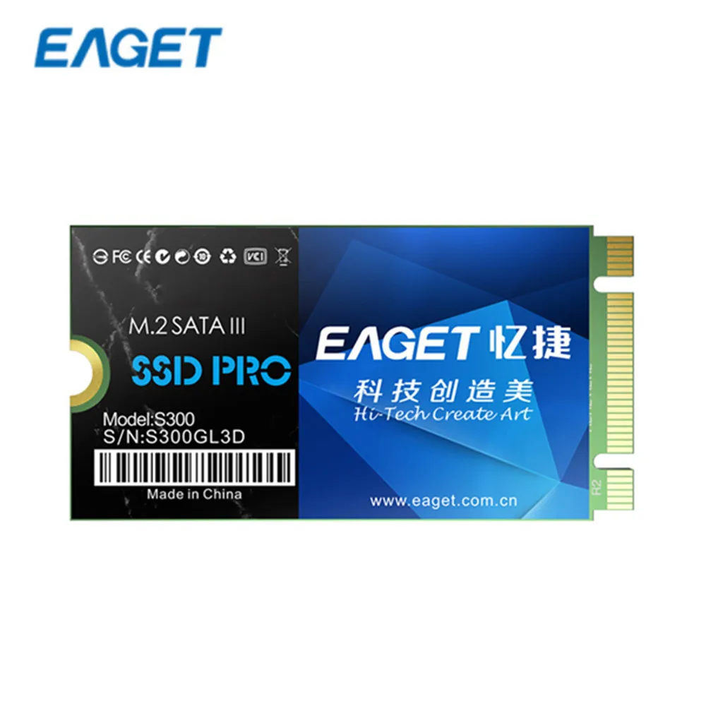 

EAGET S300 Solid State Drive SSD M.2 460MB/s Read Speed 128G/256G/512G/1TB SSD S300 Internal Solid State Drive