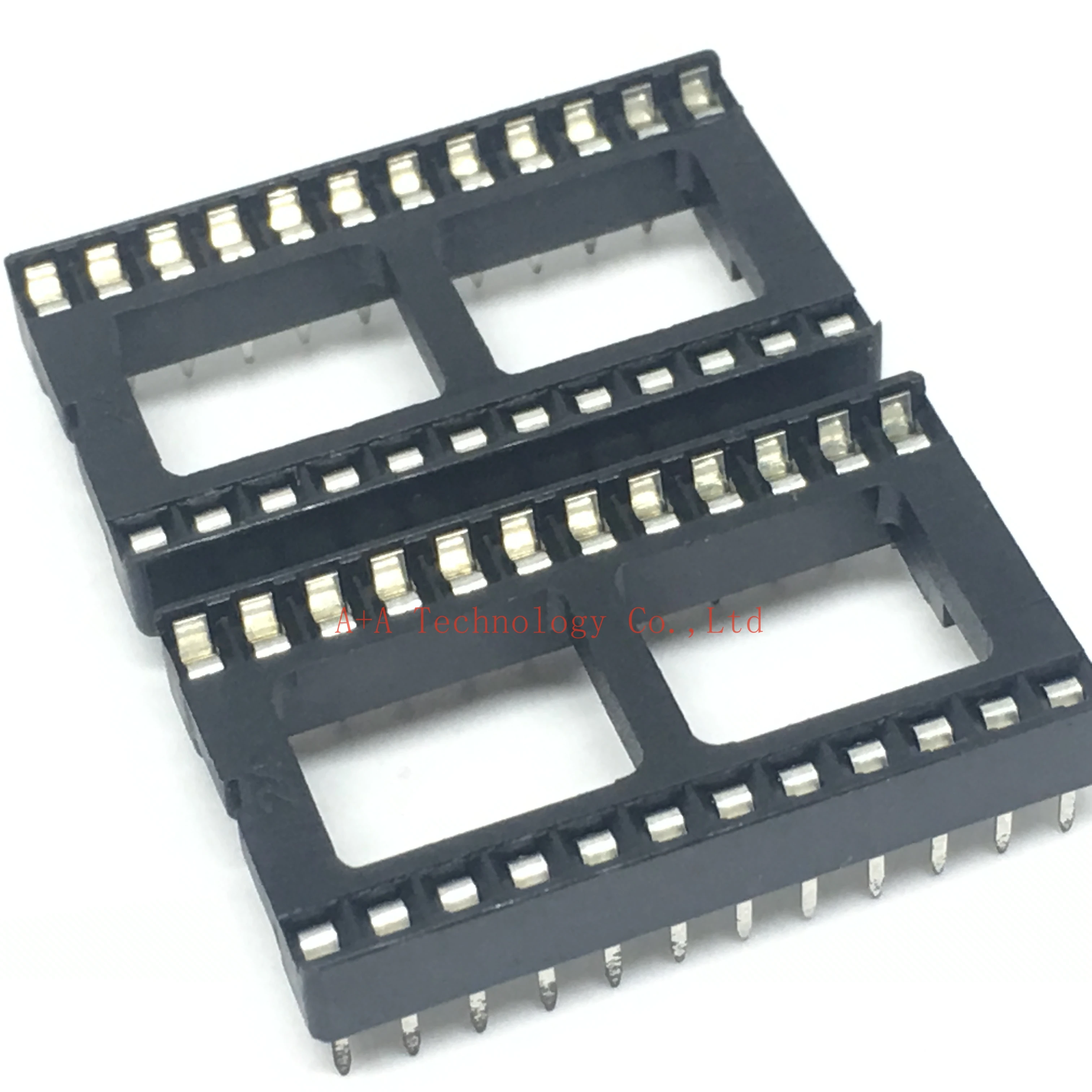 와이드 바디 DIP24 IC 소켓 DIP 칩 테스트 홀더 어댑터 10 개, 24 핀 dip 24 DIP 24 핀 24 p 2 ...