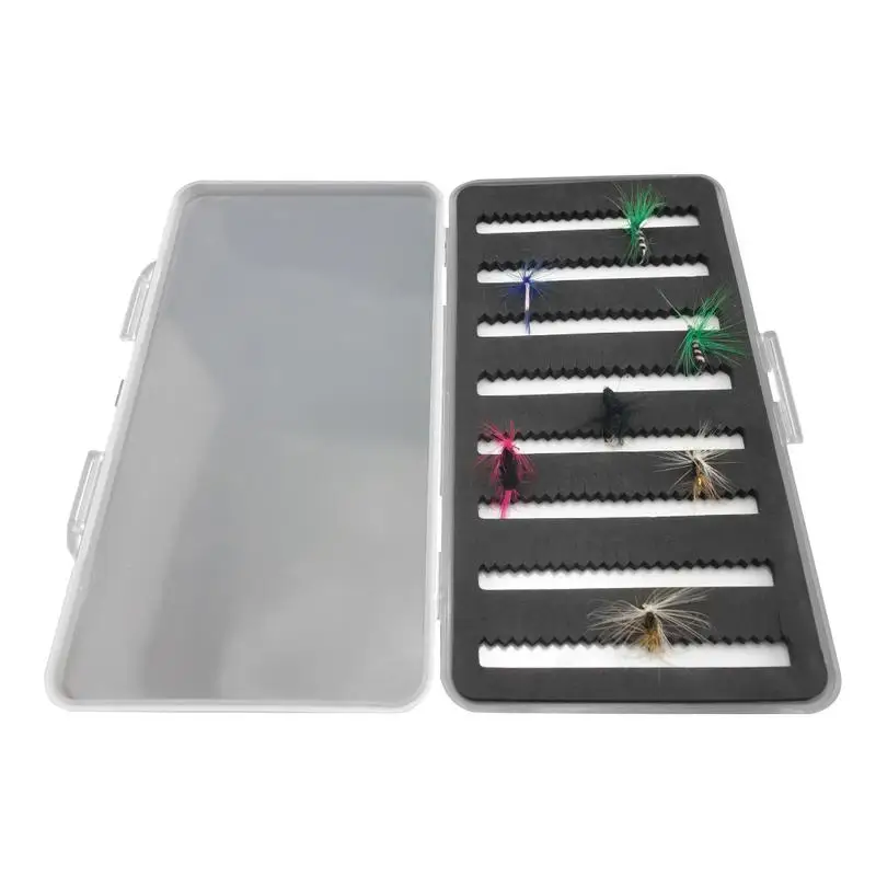 

Artificial Bait Lure Fishing Tool Box Fake Bait Box Flying Fishing Tackle Box ABS Translucent Box Easy Disassembly Simple