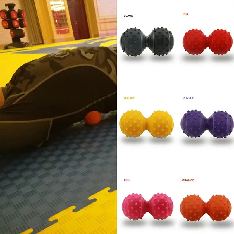 Myofascial релиз фитнес-мяч для массажа фасции массажер роликовый Пилатес Йога Лакросс мяч упражнения триггер терапевтическая, для мышц рельеф