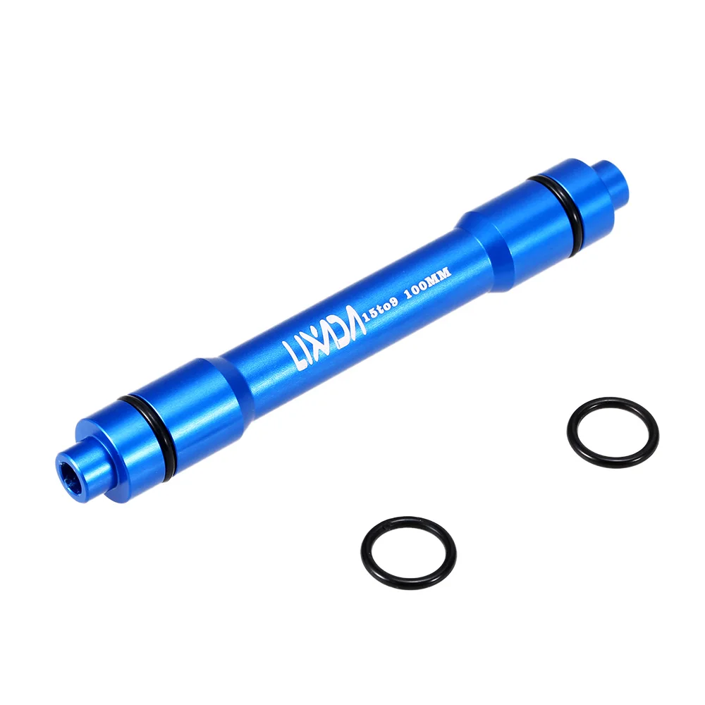 

Lixada Bicycle Front Wheel Thru Axle 15mm to 9mm Quick Release Skewers Adapter Converter MTB Front Hubs Tube Shaft