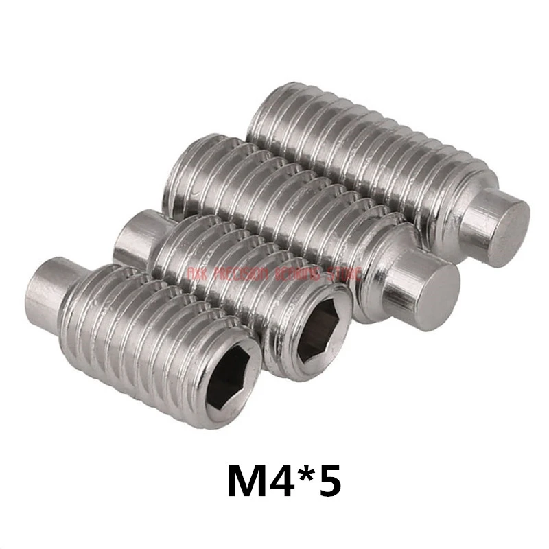 120 шт. Шестигранная головка из нержавеющей стали M4 * 5 304 Din915 | Обустройство дома