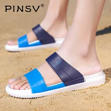 Мужская Летняя обувь без застежки дышащие пляжные сандалии мужские сандалии для отдыха Sandali Uomo низкая обувь для мужчин sandales homme PINSV