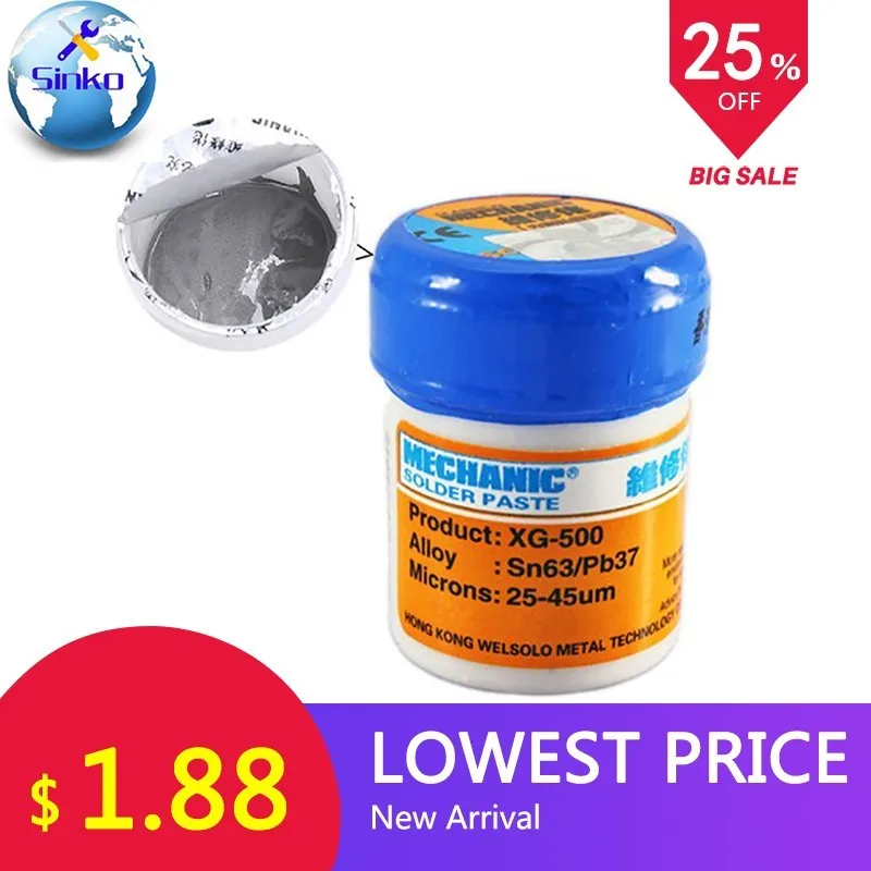 

New MECHANIC Solder Paste XG-50 Sn63/Pb37 Solder Paste Flux Mobile Phone PCB Repair For Solder Iron Station