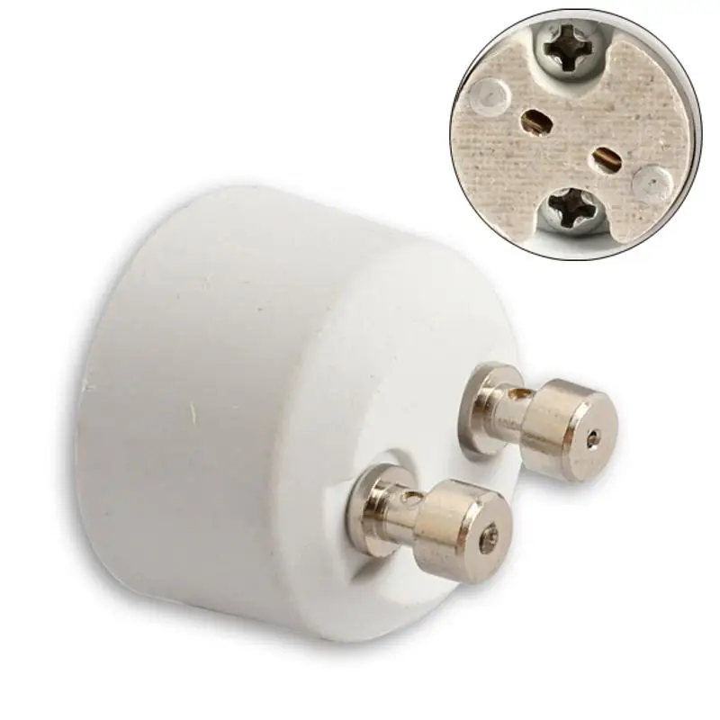 GU10( Female Socket ) to MR16 ( Male Plug ) Adapter Socket Base Halogen