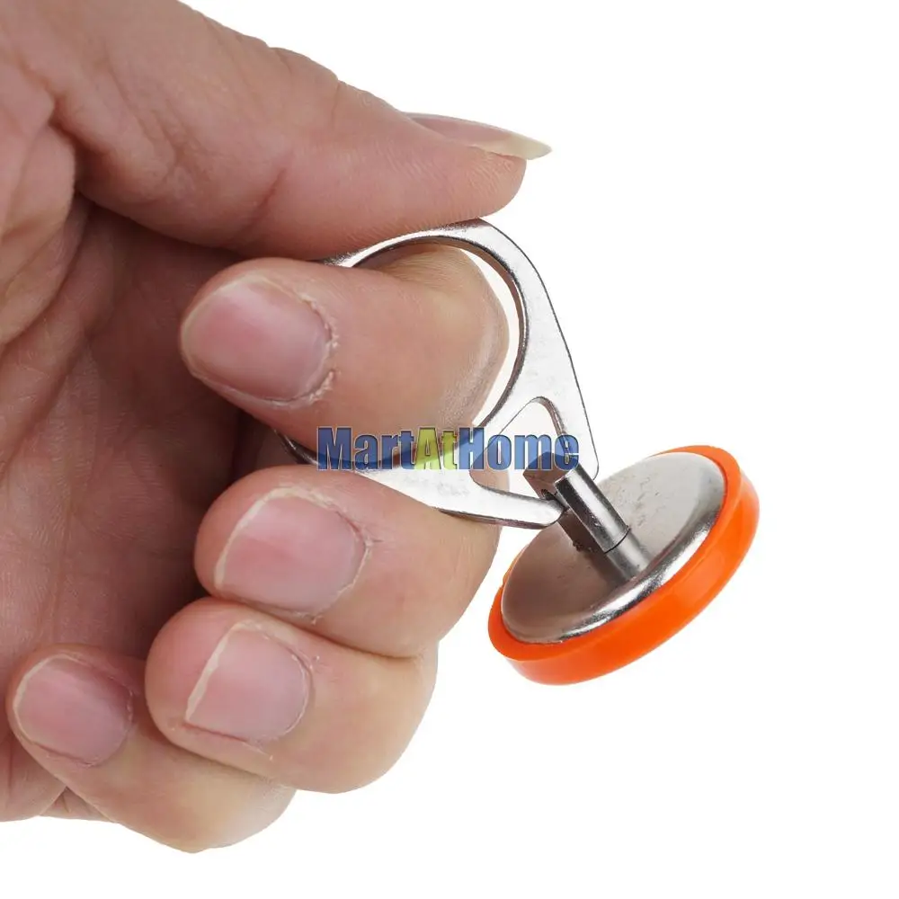 5 шт./лот NdFeB Неодимовый магнитный подъемный инструмент ручка рыболовные магниты магнитное подъемное кольцо до 35 фунтов