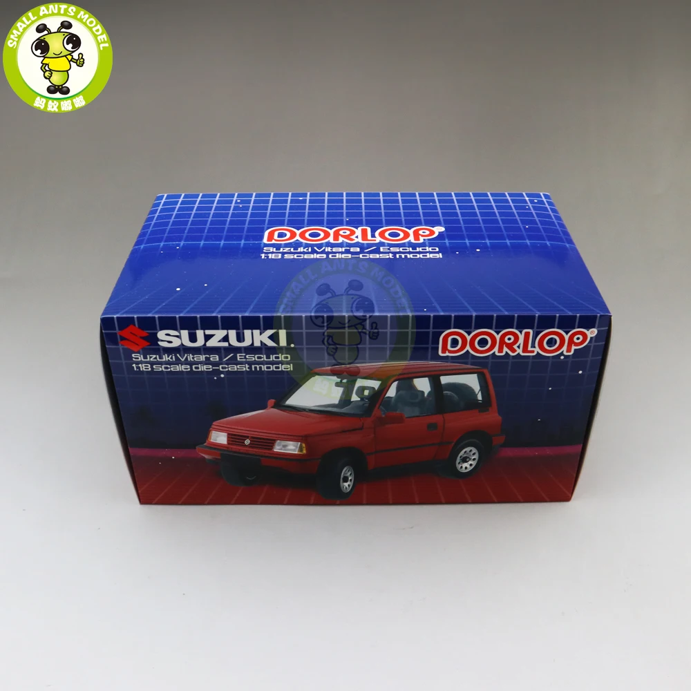 1/18 DORLOP Suzuki Vitara Escudo левосторонний диск Diecase модели автомобилей игрушки Детские подарки для мальчиков девочек красного цвета