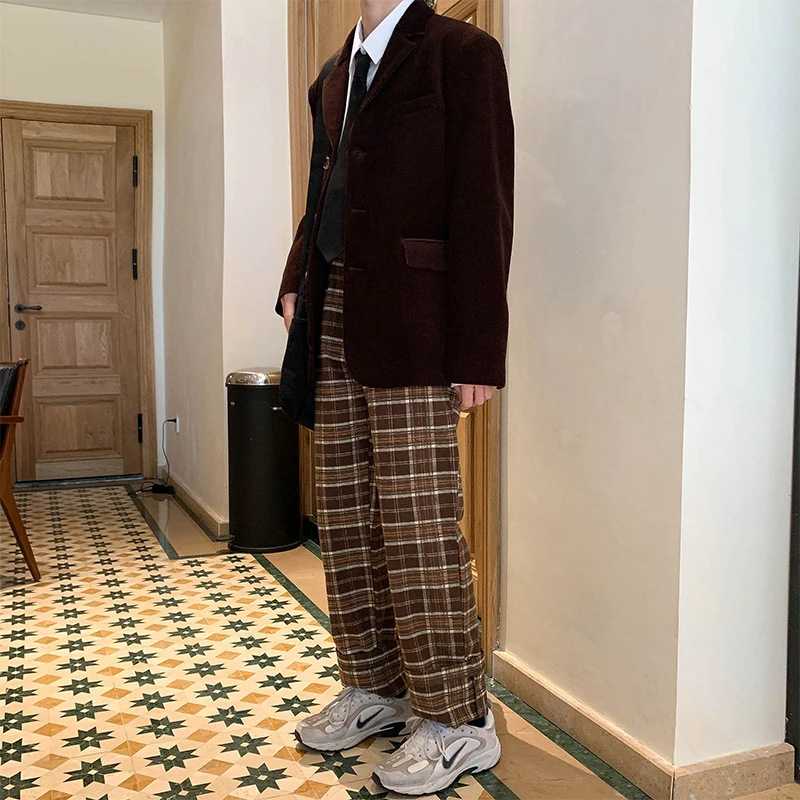2019 новый модный Блейзер masculino veste homme костюм из хлопка в консервативном стиле