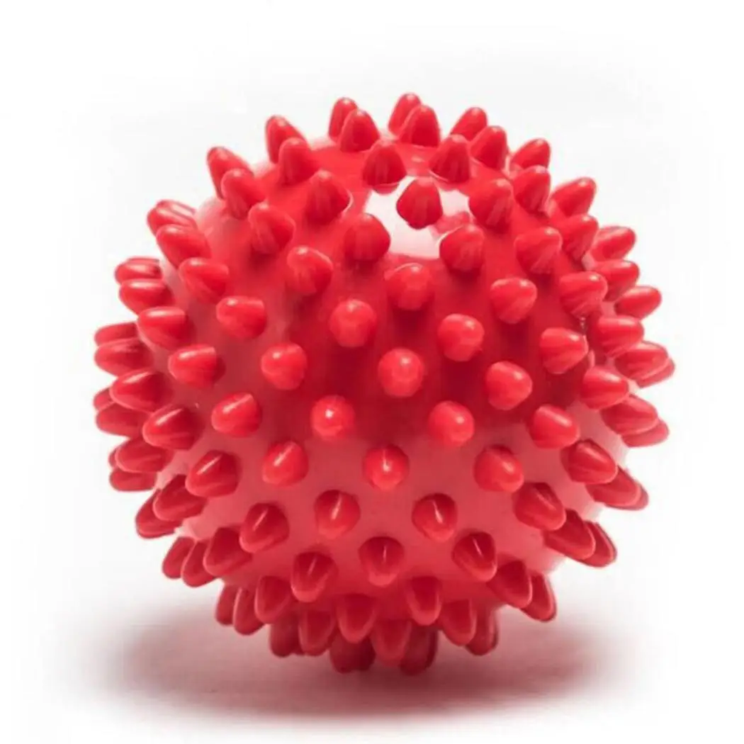 1 шт. 8 см прочный ПВХ Spiky Йога массажный мяч триггер точка для спорта фитнеса рук